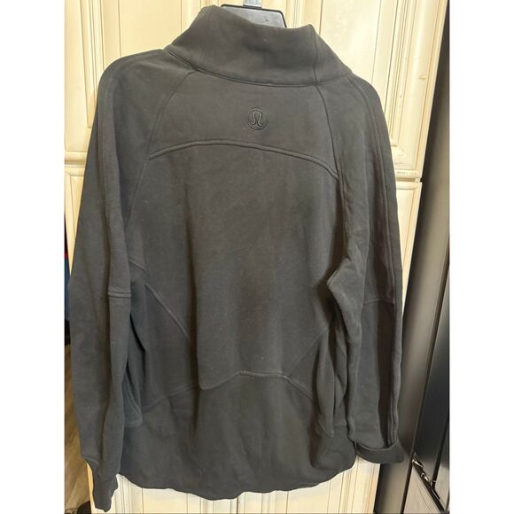 Lululemon Athletica Women's Scuba Funnel Neck Half Zip Sweatshirt Large - Picture 3 of 13